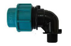 Уголок ПЭ с наружной резьбой 25х1